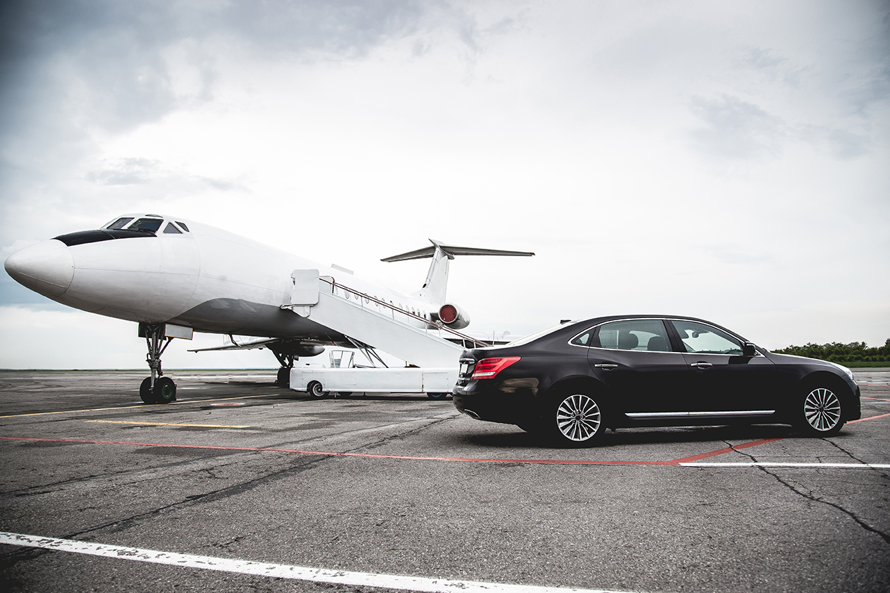 Private aviation and luxury car service